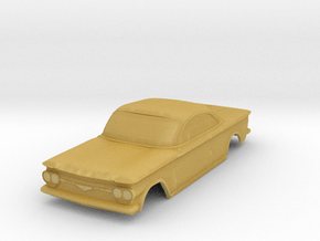 1963 Corvair Shell - 1:28 scale in Tan Fine Detail Plastic