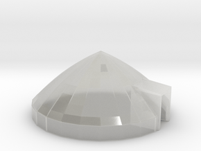 Salt Dome - Zscale in Clear Ultra Fine Detail Plastic