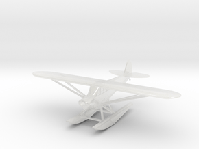 Piper PA18 Float Plane - 1:200scale in Clear Ultra Fine Detail Plastic