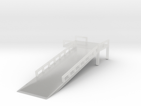 Boxcar Loading Ramp - Nscale in Clear Ultra Fine Detail Plastic