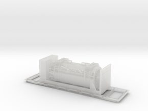Nuclear Shipping Cask - Nscale in Clear Ultra Fine Detail Plastic