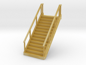 Stairs (wide) 1/87 in Tan Fine Detail Plastic