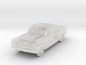 1963 Chevrolet Corvair - 1:285scale in Clear Ultra Fine Detail Plastic