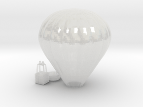 Hot Air Balloon - 1:300scale in Clear Ultra Fine Detail Plastic