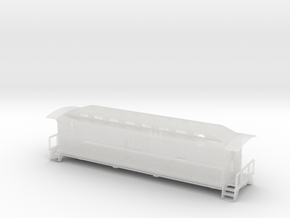 Overton Baggage Car - Zscale in Clear Ultra Fine Detail Plastic