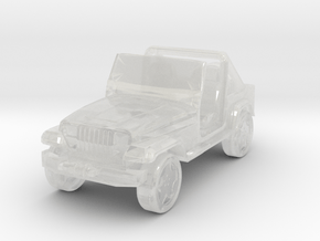 Jeep Wrangler YJ - Zscale in Clear Ultra Fine Detail Plastic