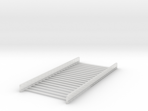 Dual Track Plate Girder Bridge - Zscale in Clear Ultra Fine Detail Plastic