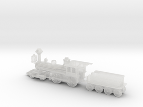 Grant 4-4-0 Locomotive - Nscale in Clear Ultra Fine Detail Plastic