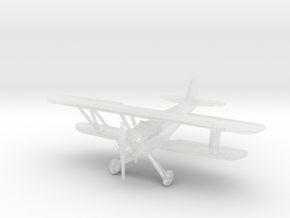Waco UPF7 Biplane - 1:144scale in Clear Ultra Fine Detail Plastic