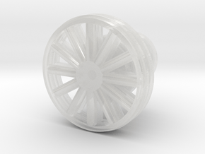 Stephenson Rocket Wheels for Metal - Nscale in Clear Ultra Fine Detail Plastic