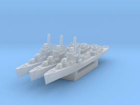 Sims class destroyer 1/3000 in Clear Ultra Fine Detail Plastic
