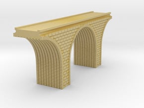 T Scale Arch Bridge Single Track 1:450 Scale in Tan Fine Detail Plastic