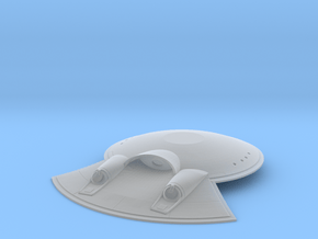 Saucer-Mounted Deflector for 1:350 Refit in Clear Ultra Fine Detail Plastic