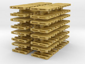 Euro Pallet (x64) 1/160 in Tan Fine Detail Plastic