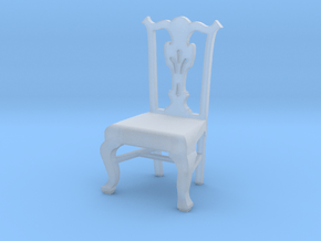 1:48 Chippendale Chair in Clear Ultra Fine Detail Plastic
