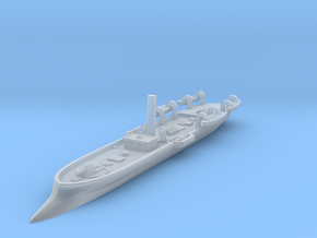 1/700 Fernando El Catolico Class Gunboat in Clear Ultra Fine Detail Plastic
