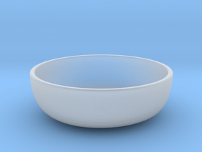 1:6 Vessel Sink Basin 2mm thick in Clear Ultra Fine Detail Plastic