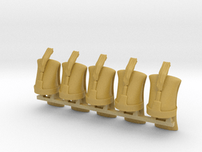 5 x Ottoman Janissaries (Draft) in Tan Fine Detail Plastic