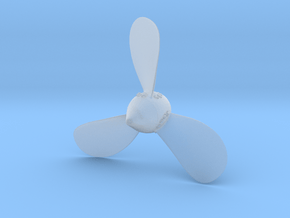 Titanic: Port 3 Bladed Propeller - Scale 1:150 in Clear Ultra Fine Detail Plastic
