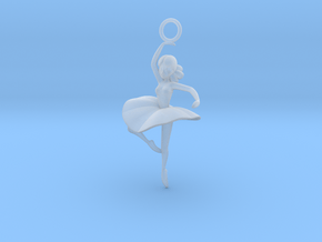Cute Cosplay Charm - Dancer  in Clear Ultra Fine Detail Plastic