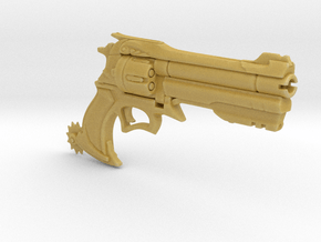 1/3 Scale Overwatch Type Revolver in Tan Fine Detail Plastic