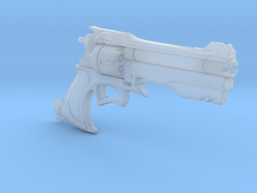1/3 Scale Overwatch Type Revolver in Clear Ultra Fine Detail Plastic