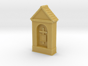 Small Chapel 1/72 in Tan Fine Detail Plastic