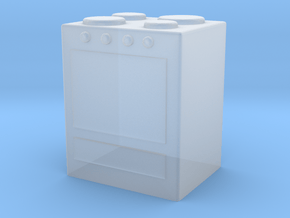 Stove 1/48 in Clear Ultra Fine Detail Plastic