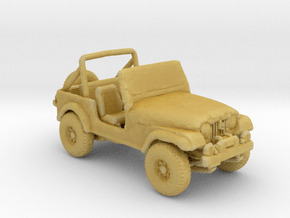 DOH 1979 Jeep CJ-7 (Daisy) 1:160 scale in Tan Fine Detail Plastic