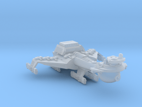 3125 Scale Klingon WB10P Super Domination Ship WEM in Clear Ultra Fine Detail Plastic