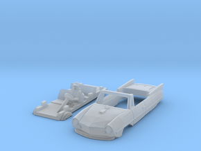 Amphicar 770 im Wasser (TT 1:120) in Clear Ultra Fine Detail Plastic