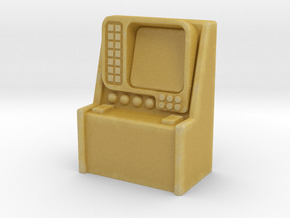 Monitor Control Console 1/72 in Tan Fine Detail Plastic