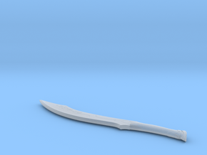 1:6 Miniature Elven Knife of Strider - LOTR in Clear Ultra Fine Detail Plastic