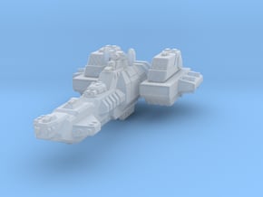 Union Missile Cruiser in Clear Ultra Fine Detail Plastic