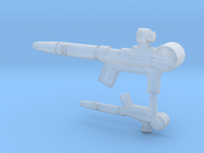 Perceptor Concussion Rifle in Clear Ultra Fine Detail Plastic: Small
