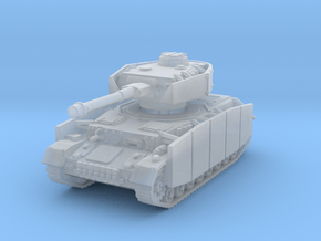 Panzer IV G (Schurzen) 1/120 in Clear Ultra Fine Detail Plastic