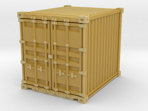 10ft Shipping Container 1/87 in Tan Fine Detail Plastic