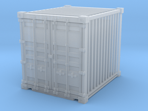 10ft Shipping Container 1/87 in Clear Ultra Fine Detail Plastic