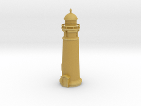 Lighthouse (round) 1/160 in Tan Fine Detail Plastic