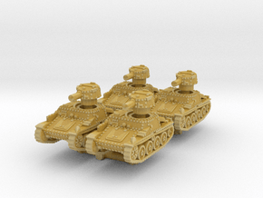 Praga R1 Tank (x4) 1/285 in Tan Fine Detail Plastic