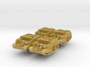 Universal Carrier Wasp II (Riv) (x4) 1/200 in Tan Fine Detail Plastic