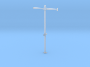Marine Banner Pole with Hand in Clear Ultra Fine Detail Plastic