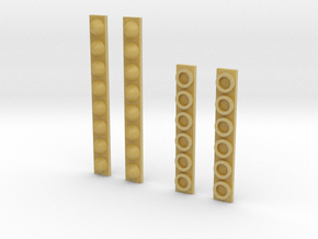 1/24 air cleaner light bars front and back in Tan Fine Detail Plastic