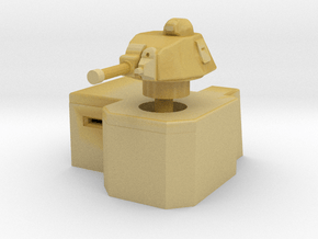 Bunker with Somua S35 turret 1/144 in Tan Fine Detail Plastic