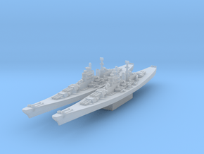 Soviet Project 24 Battleship (Axis & Allies) in Clear Ultra Fine Detail Plastic