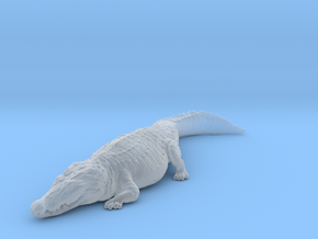 Nile Crocodile 1:87 Sunbathing in Clear Ultra Fine Detail Plastic