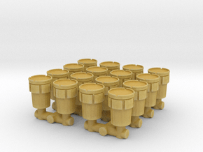 Hazmat Salvage Drum (x16) 1/160 in Tan Fine Detail Plastic