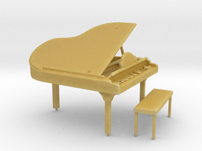 S Scale Grand Piano in Tan Fine Detail Plastic