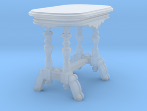 1:48 Nob Hill Side Table in Clear Ultra Fine Detail Plastic