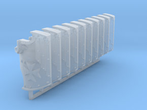 Space Templars Breaching Shields x10 #1 in Clear Ultra Fine Detail Plastic